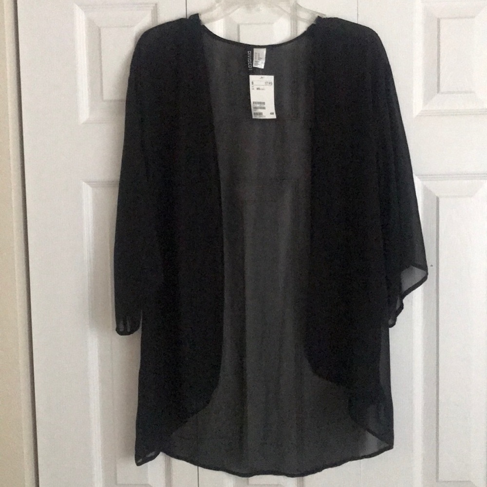 Black cardigan